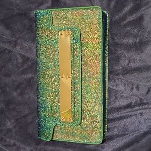 NWT Steve Madden Clutch Balright Green